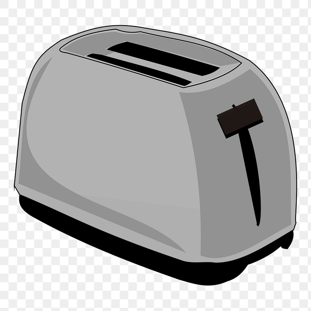 Toaster png sticker, transparent background. Free public domain CC0 image.
