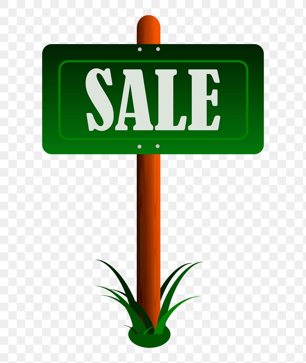 Sale sign png sticker, transparent background. Free public domain CC0 image.