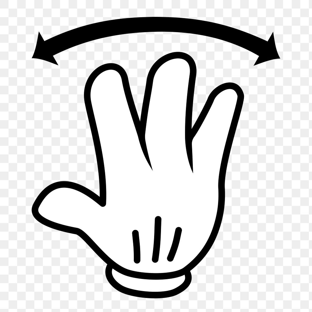 Hand gesture hand png sticker, transparent background. Free public domain CC0 image.