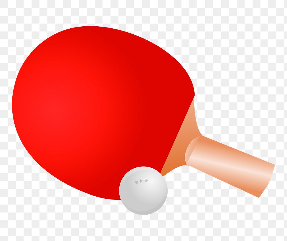 Table tennis png sticker, transparent background. Free public domain CC0 image.