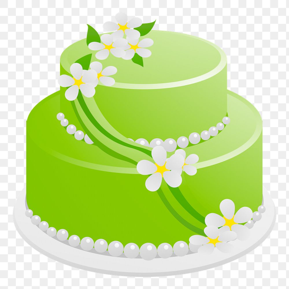 Wedding cake png sticker, transparent background. Free public domain CC0 image.