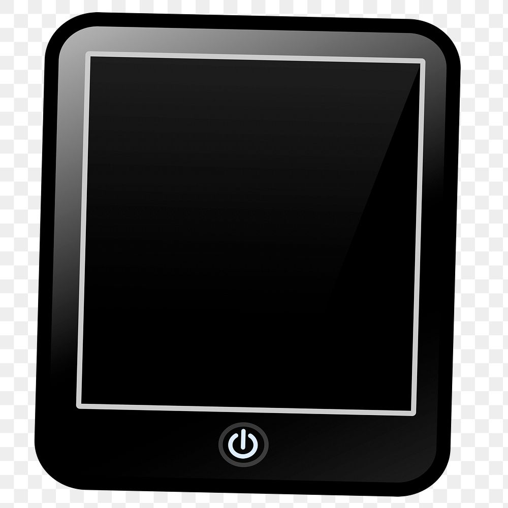 Tablet png sticker, transparent background. Free public domain CC0 image.