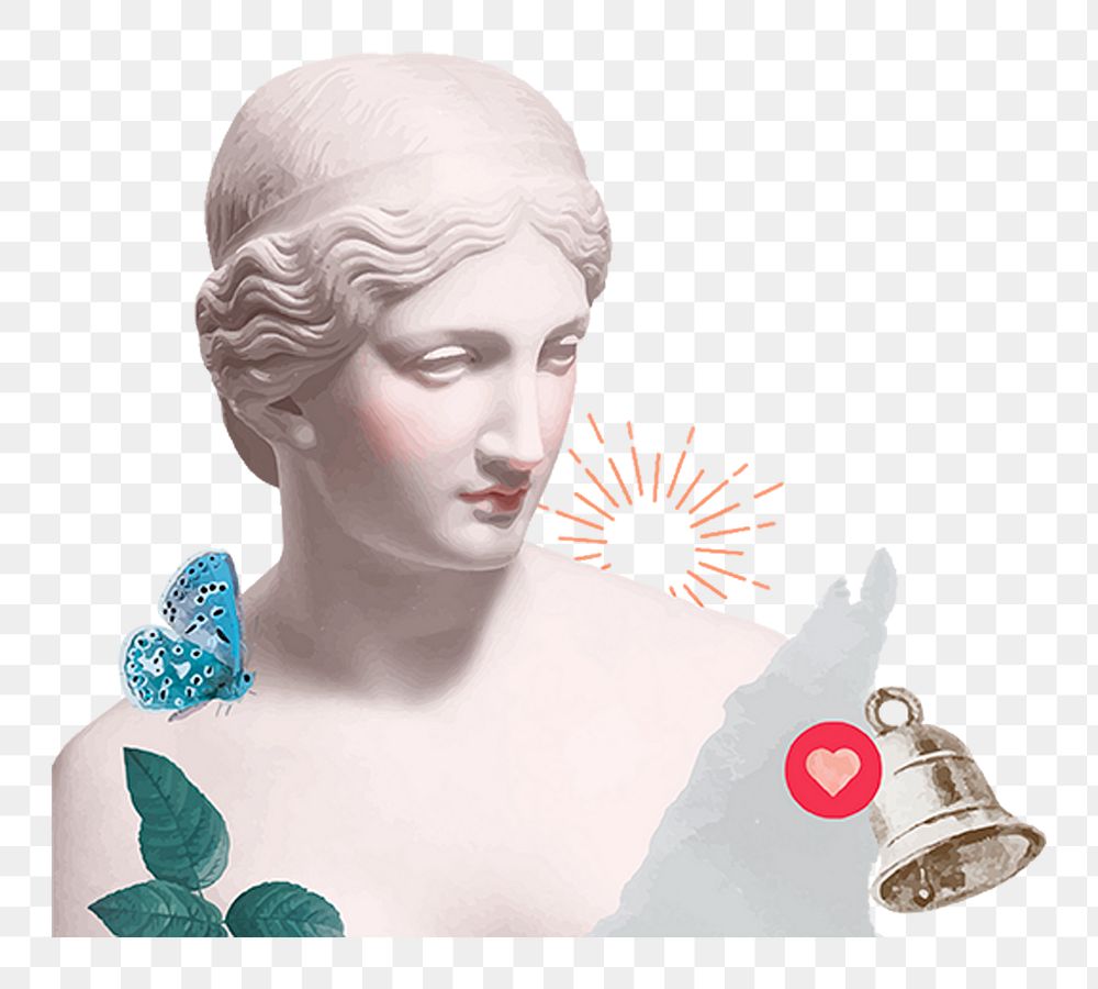 Greek Goddess png sticker, social media remix, transparent background