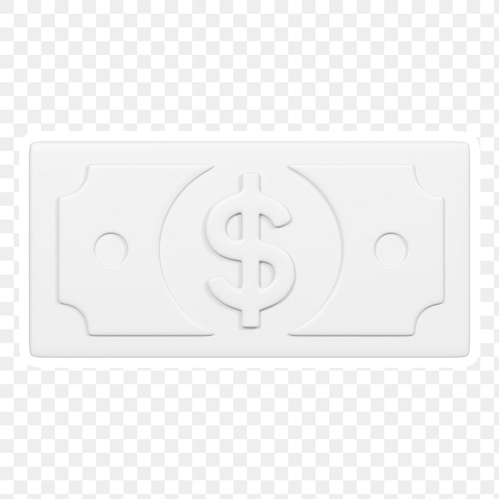 Dollar bill, money  png sticker, transparent background