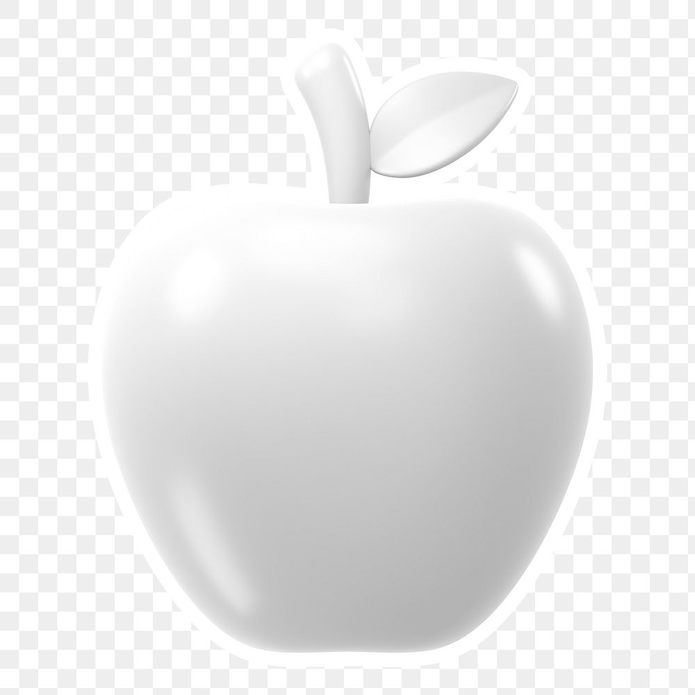 Apple   png sticker, transparent background