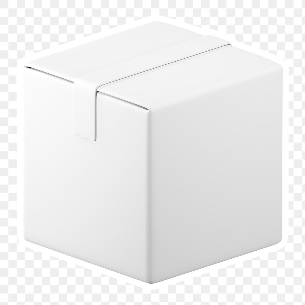 Seal box  png sticker, transparent background