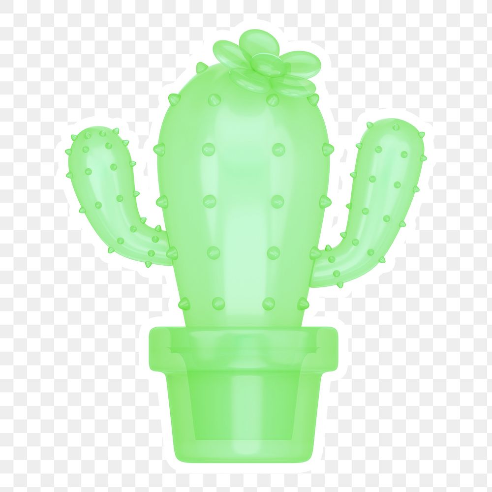 Cactus  png sticker, transparent background