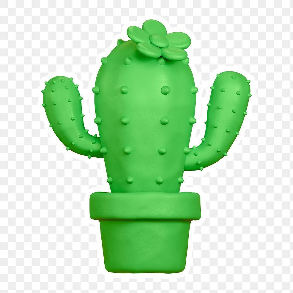 Cactus  png sticker, transparent background