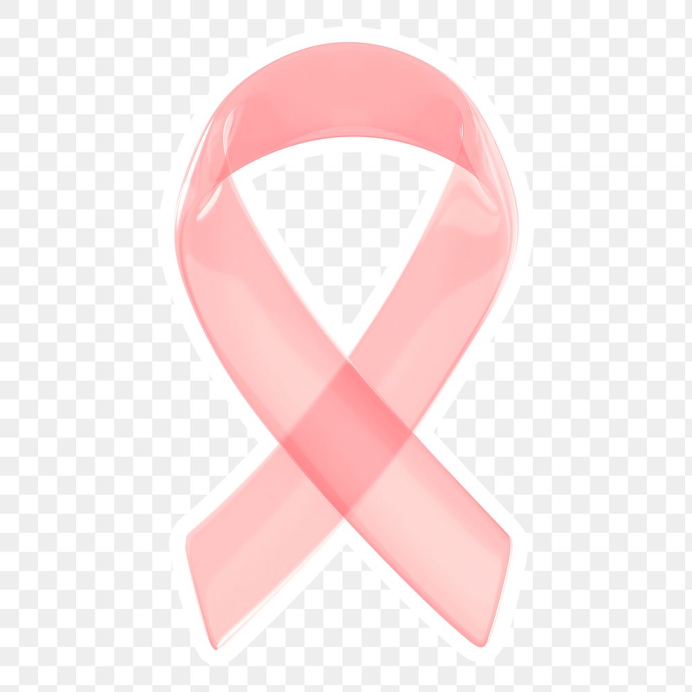 Awareness ribbon  png sticker, transparent background