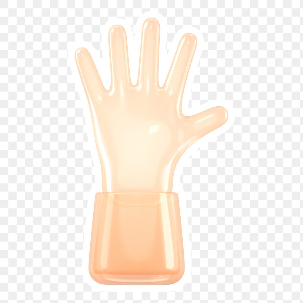 Hand, palm  png sticker, transparent background