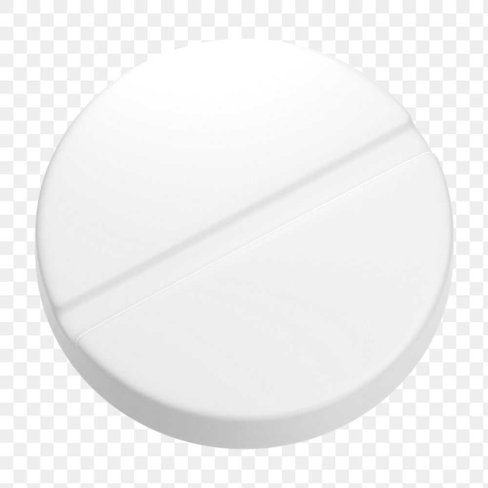 Medicine icon  png sticker, 3D minimal illustration, transparent background