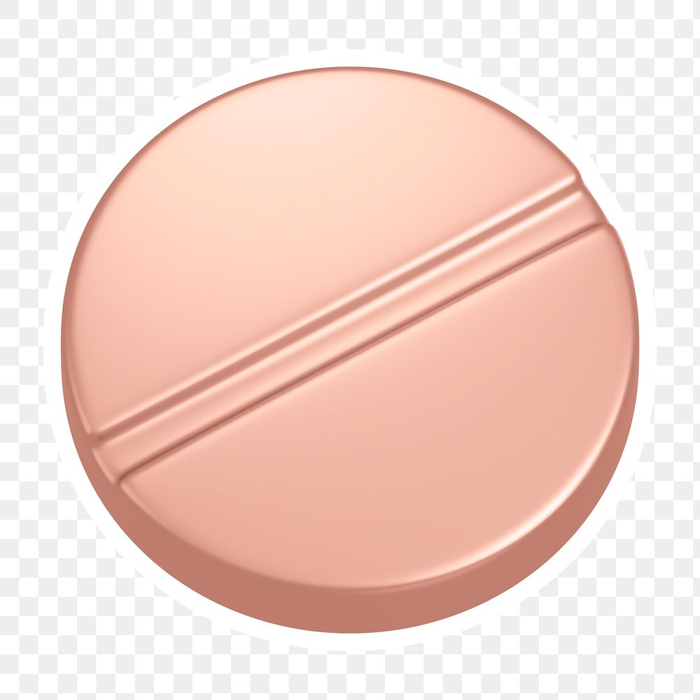 Pink medicine  png sticker, transparent background