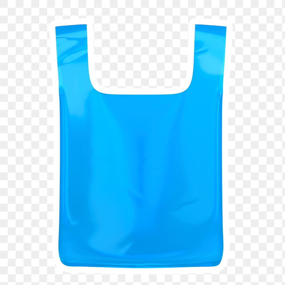 Plastic bag  png sticker, transparent background
