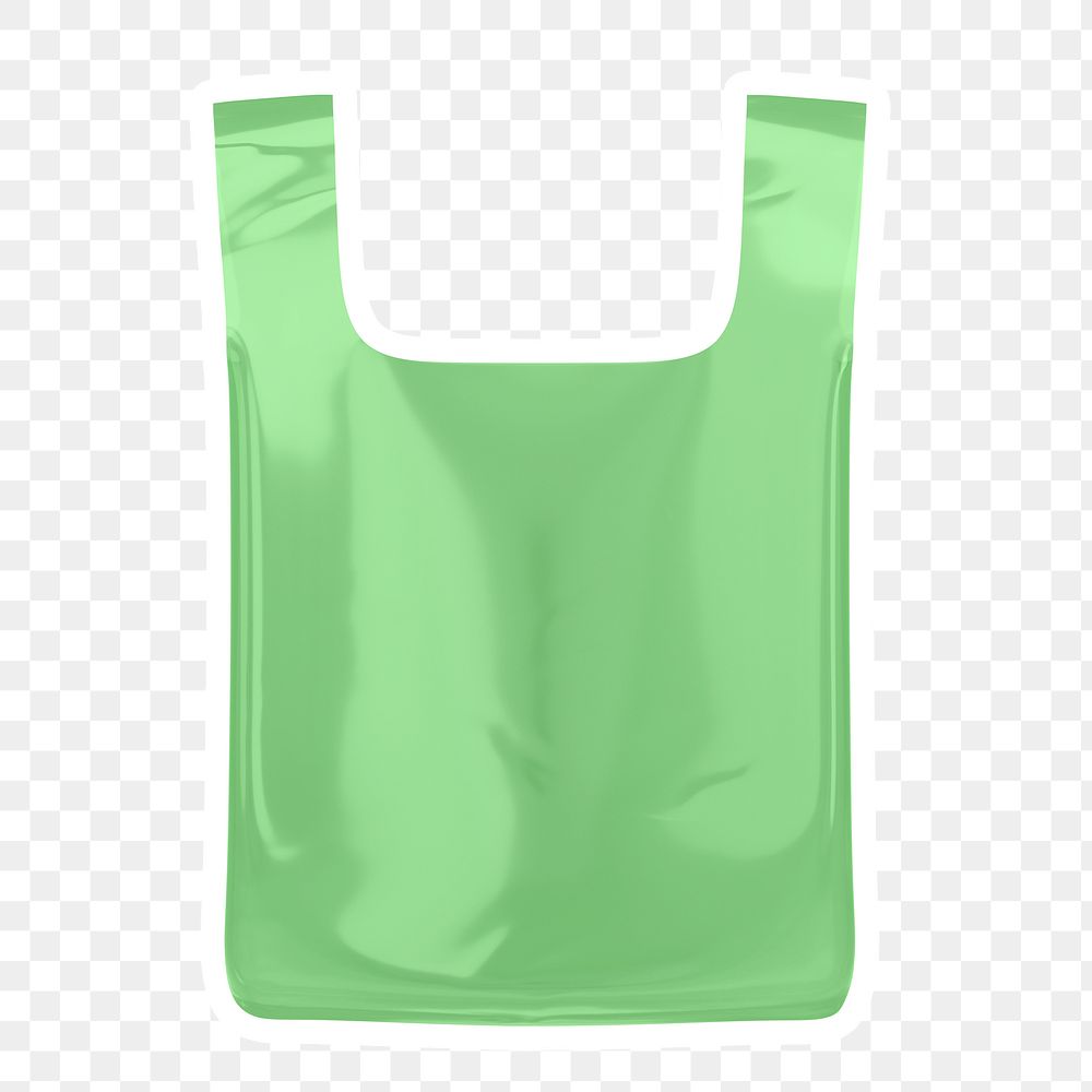 Plastic bag  png sticker, transparent background