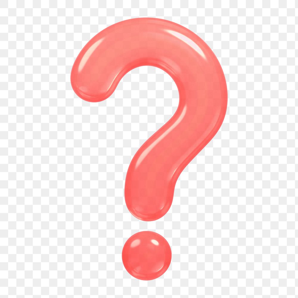 Question mark icon  png sticker, transparent background