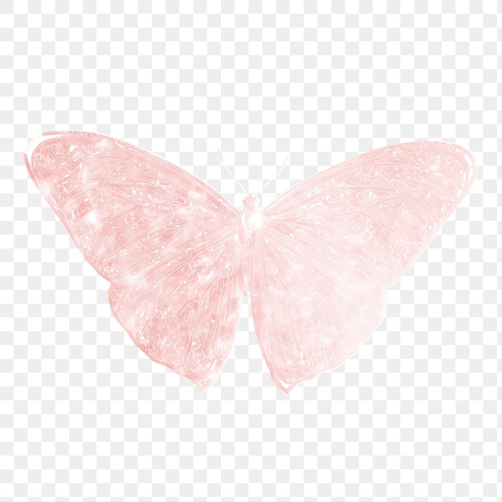 Holographic Butterfly png sticker, transparent background