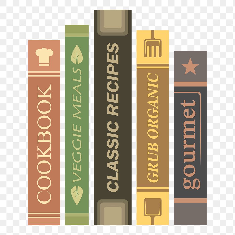 Books png illustration, transparent background. Free public domain CC0 image.