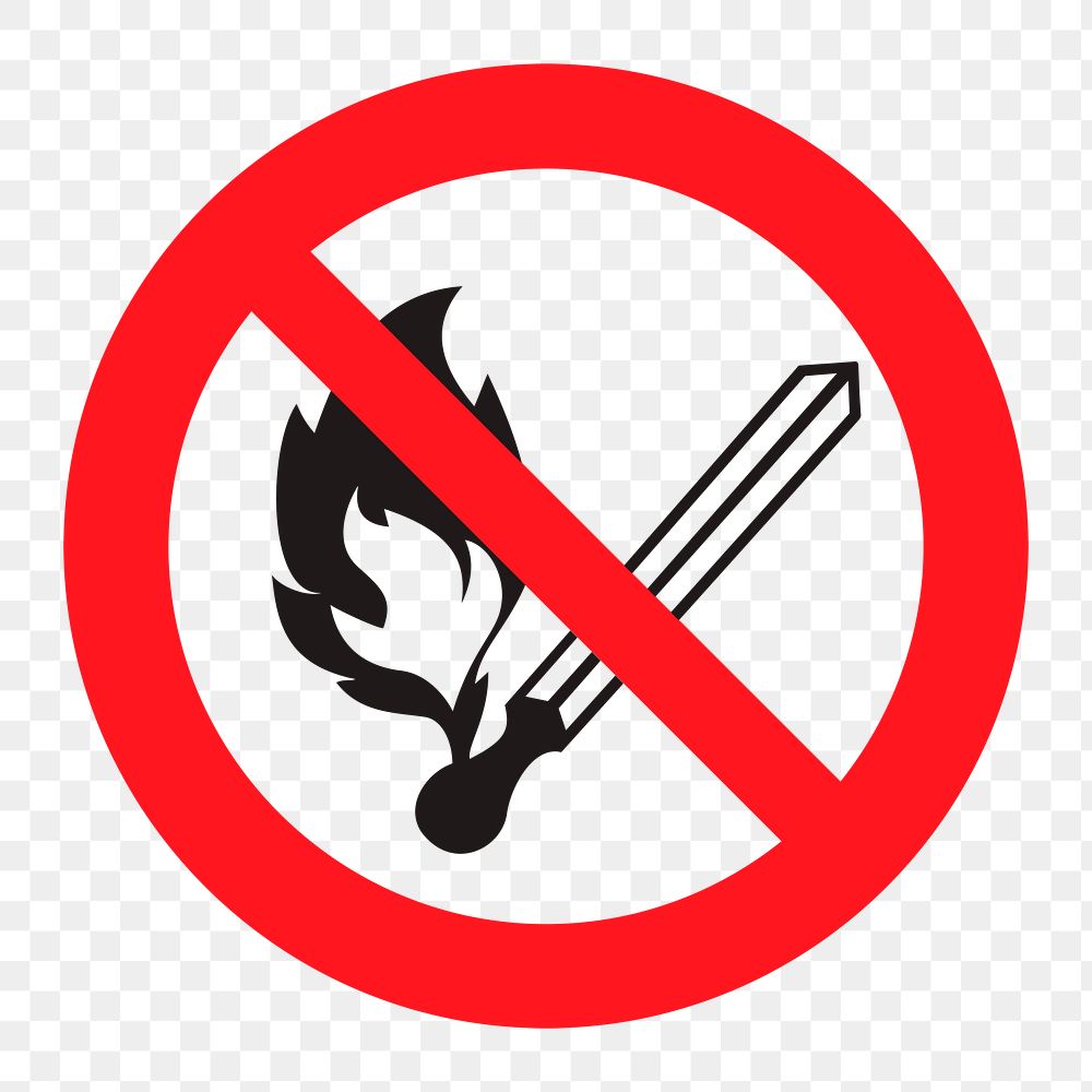 No fire png illustration, transparent | Free PNG - rawpixel