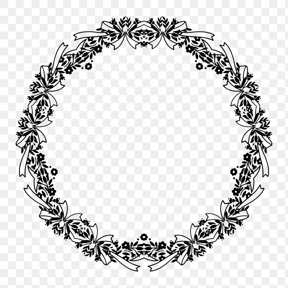 Decorative circle png  illustration, transparent background. Free public domain CC0 image.