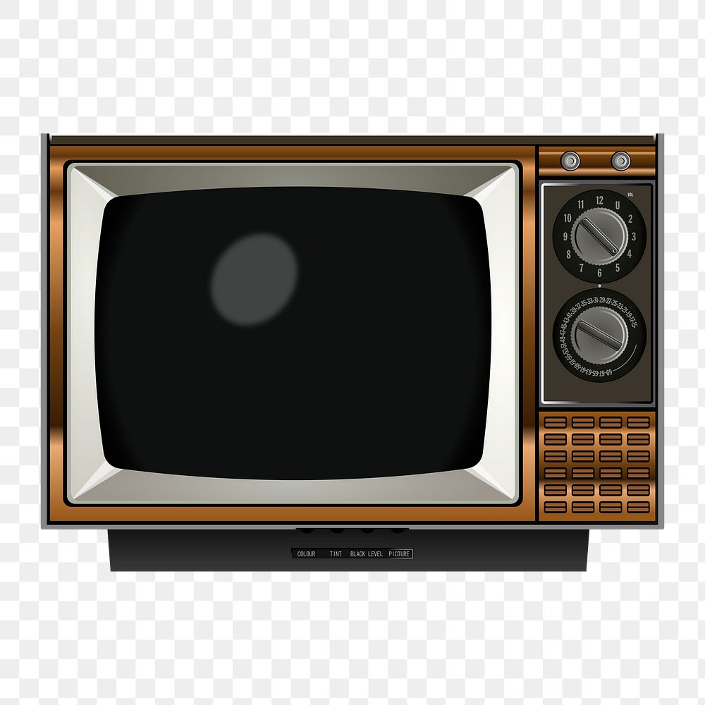 Television png sticker, transparent background. Free public domain CC0 image.