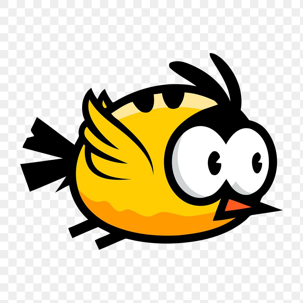 Bird png sticker, transparent background. Free public domain CC0 image.