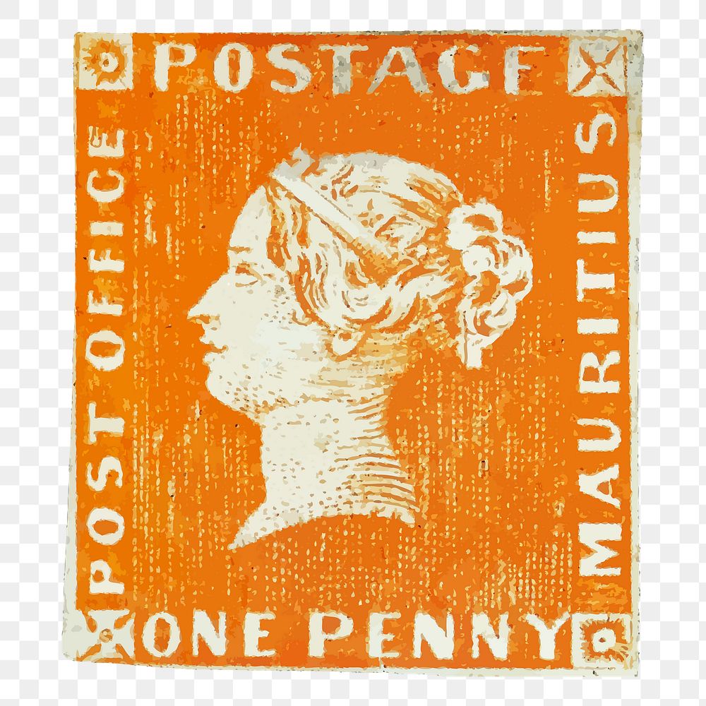 Vintage stamps png  illustration, transparent background. Free public domain CC0 image.