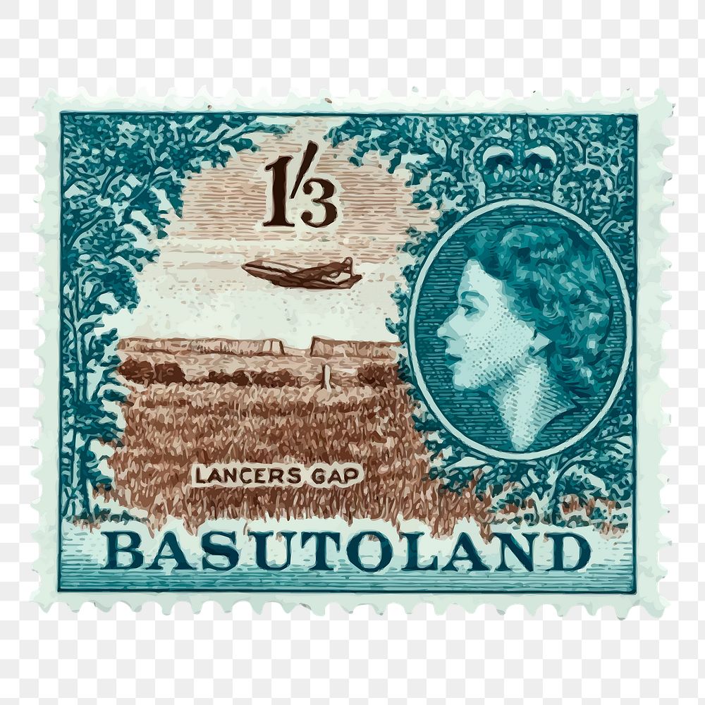 Vintage stamps png  illustration, transparent background. Free public domain CC0 image.