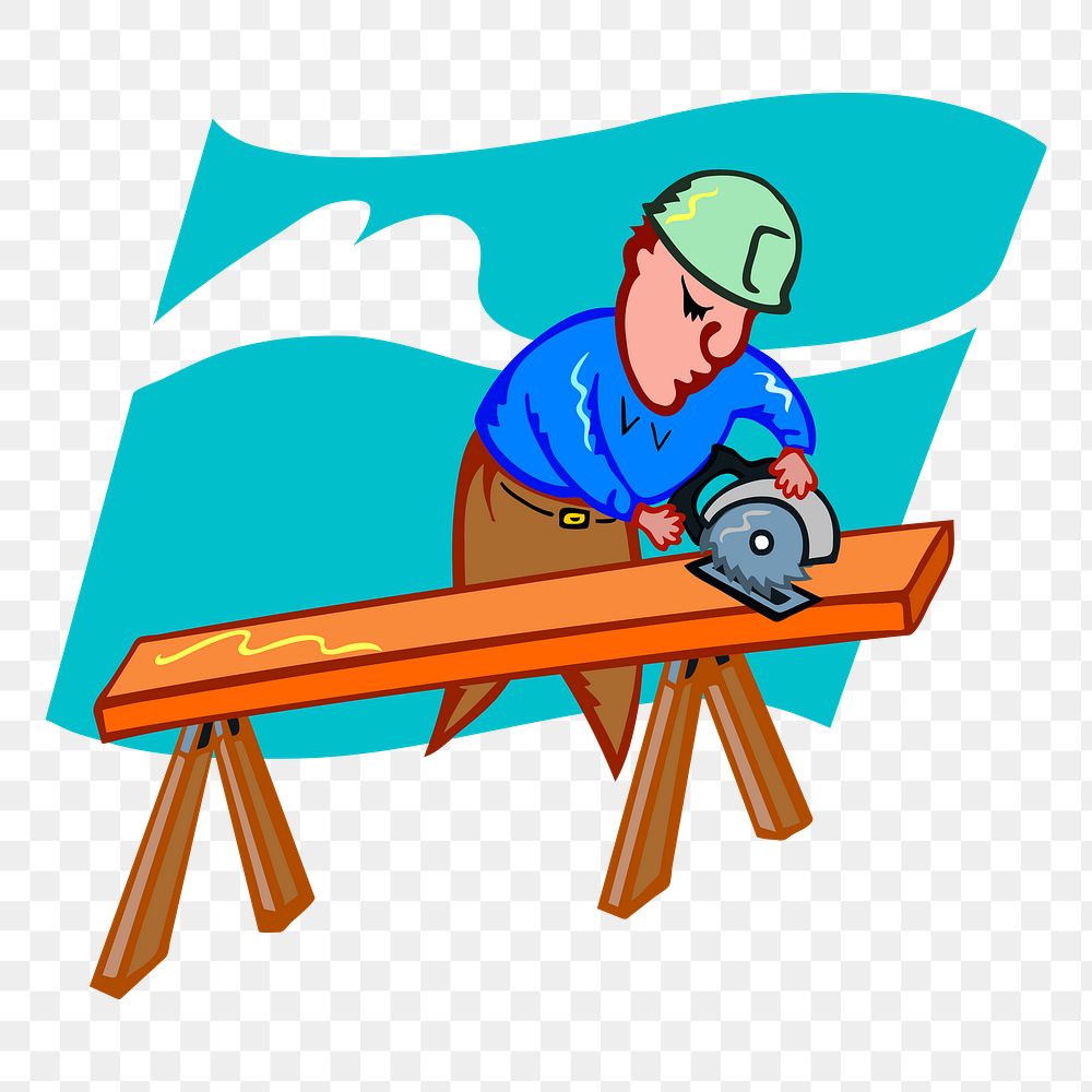 Woodwork png illustration, transparent background. Free public domain CC0 image.