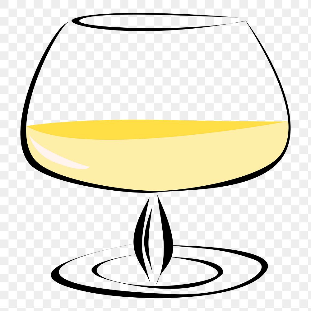 Whiskey glass png illustration, transparent background. Free public domain CC0 image.