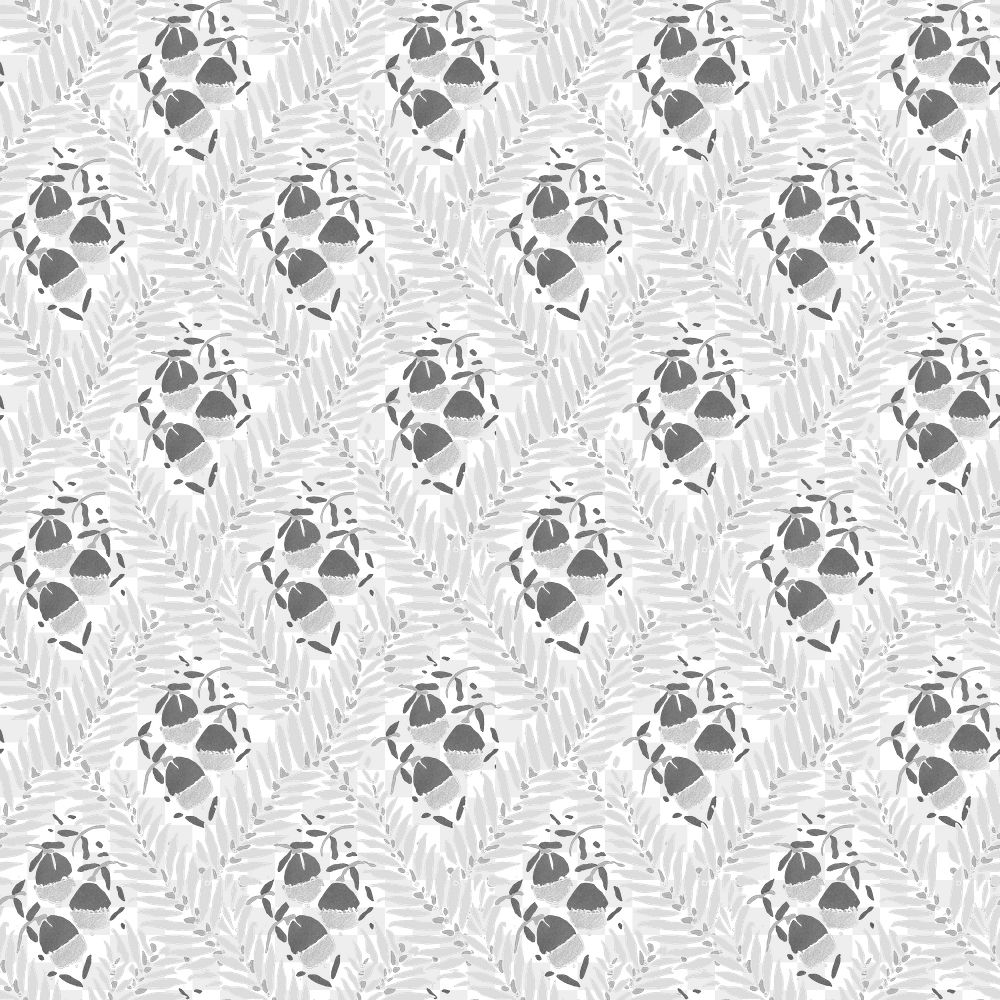 Seamless flower  png pattern, E. A. Séguy Art Nouveau transparent background, remixed by rawpixel