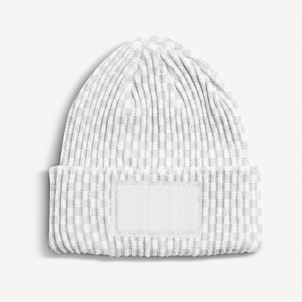 Beanie hat png transparent mockup