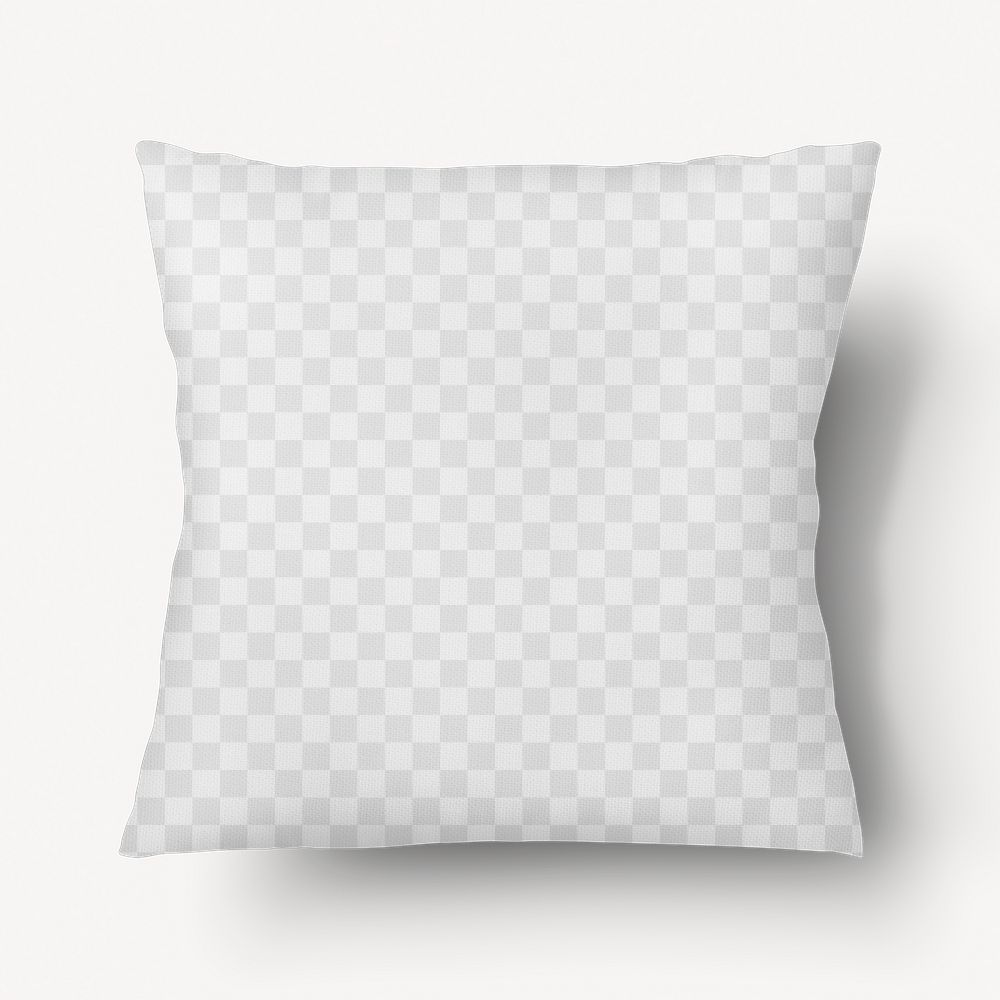 Cushion cover png transparent mockup