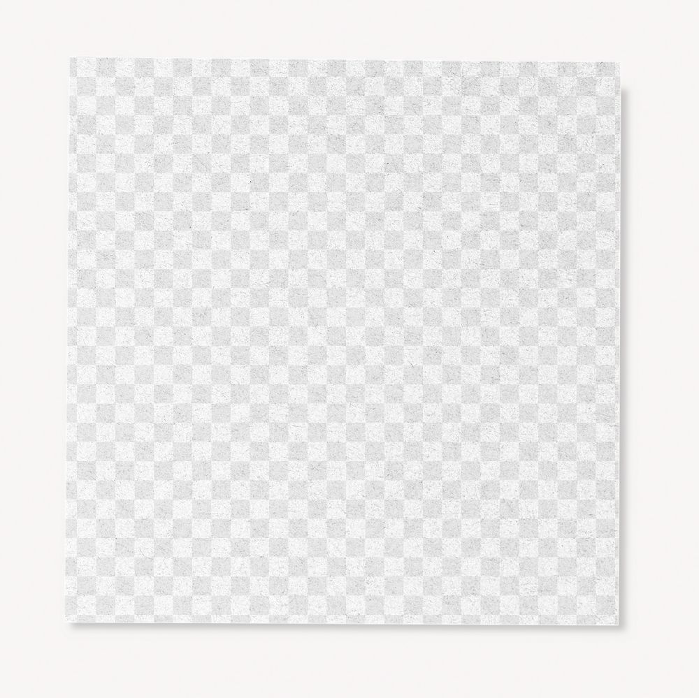 Square poster png mockup, transparent design