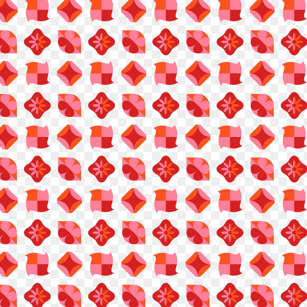 Pink retro png geometric pattern, transparent background