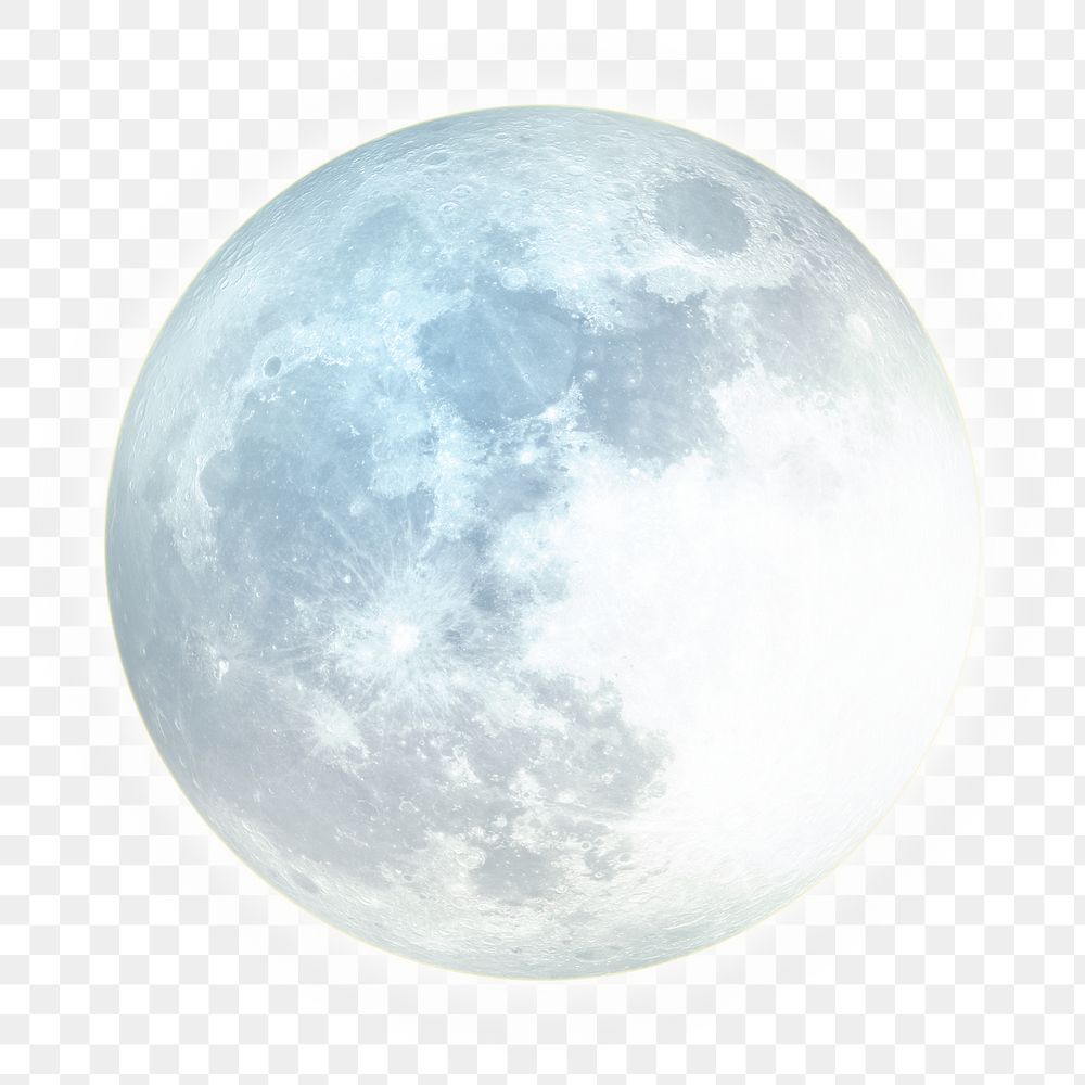 Aesthetic moon png sticker, transparent background