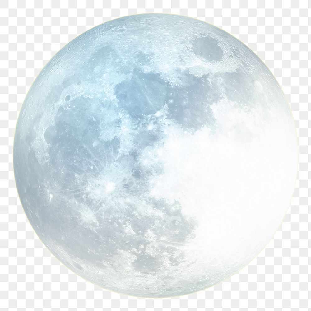 Aesthetic moon png sticker, transparent background