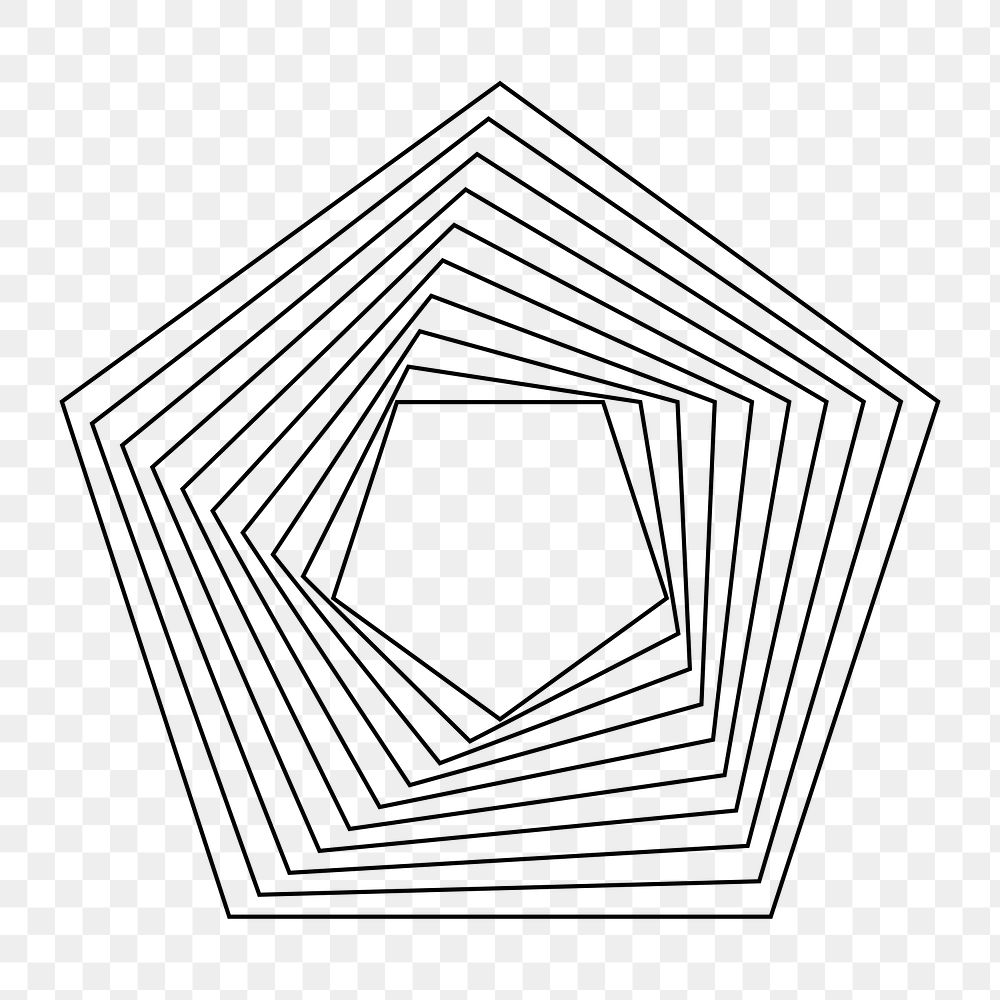 Polygon wireframe png sticker, transparent background
