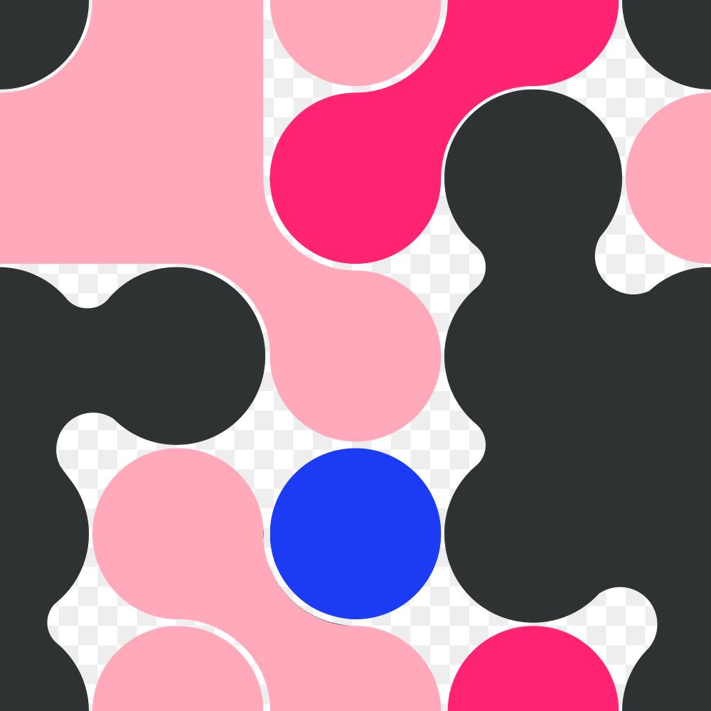 Pink geometric png transparent pattern background