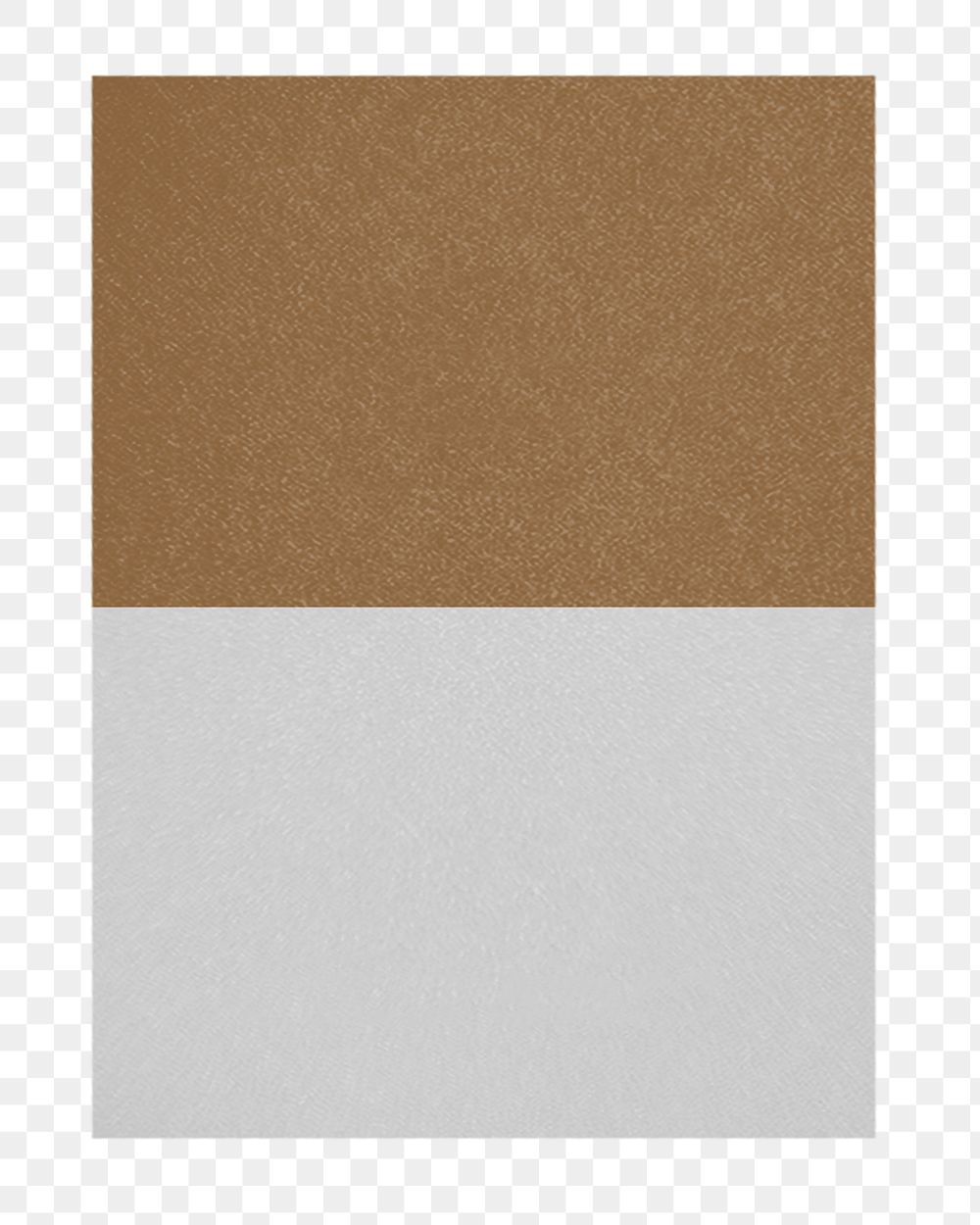 Brown paper png sticker, transparent background