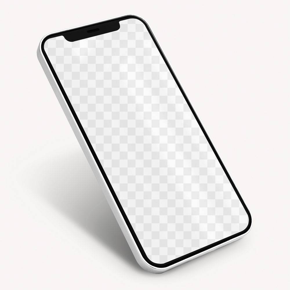 Mobile screen png mockup, | Premium PNG - rawpixel