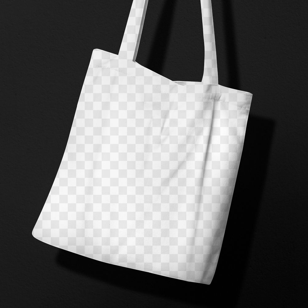 Tote bag png mockup, editable | Premium PNG - rawpixel