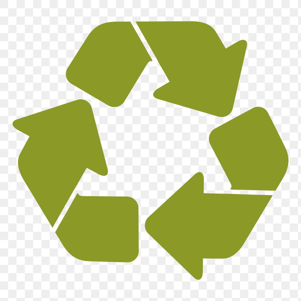 Recycle png icon sticker, transparent background