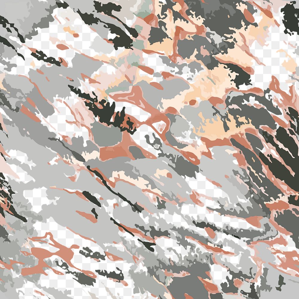 Gray camouflage png pattern sticker, transparent background