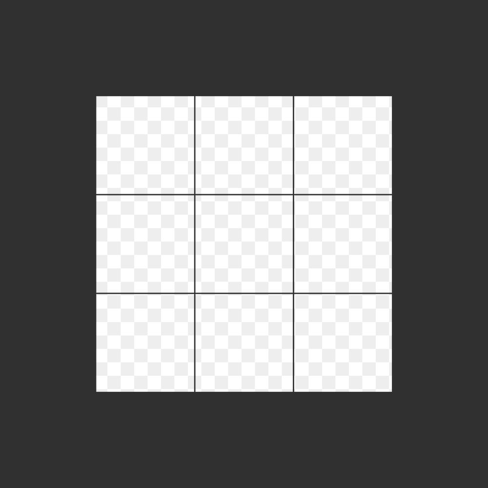 Square grid png transparent frame