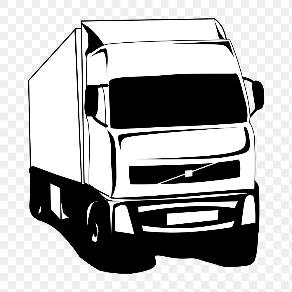 Truck png illustration, transparent background. Free public domain CC0 image.