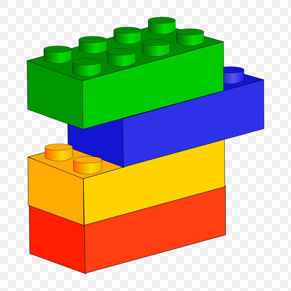 Lego png illustration, transparent background. Free public domain CC0 image.
