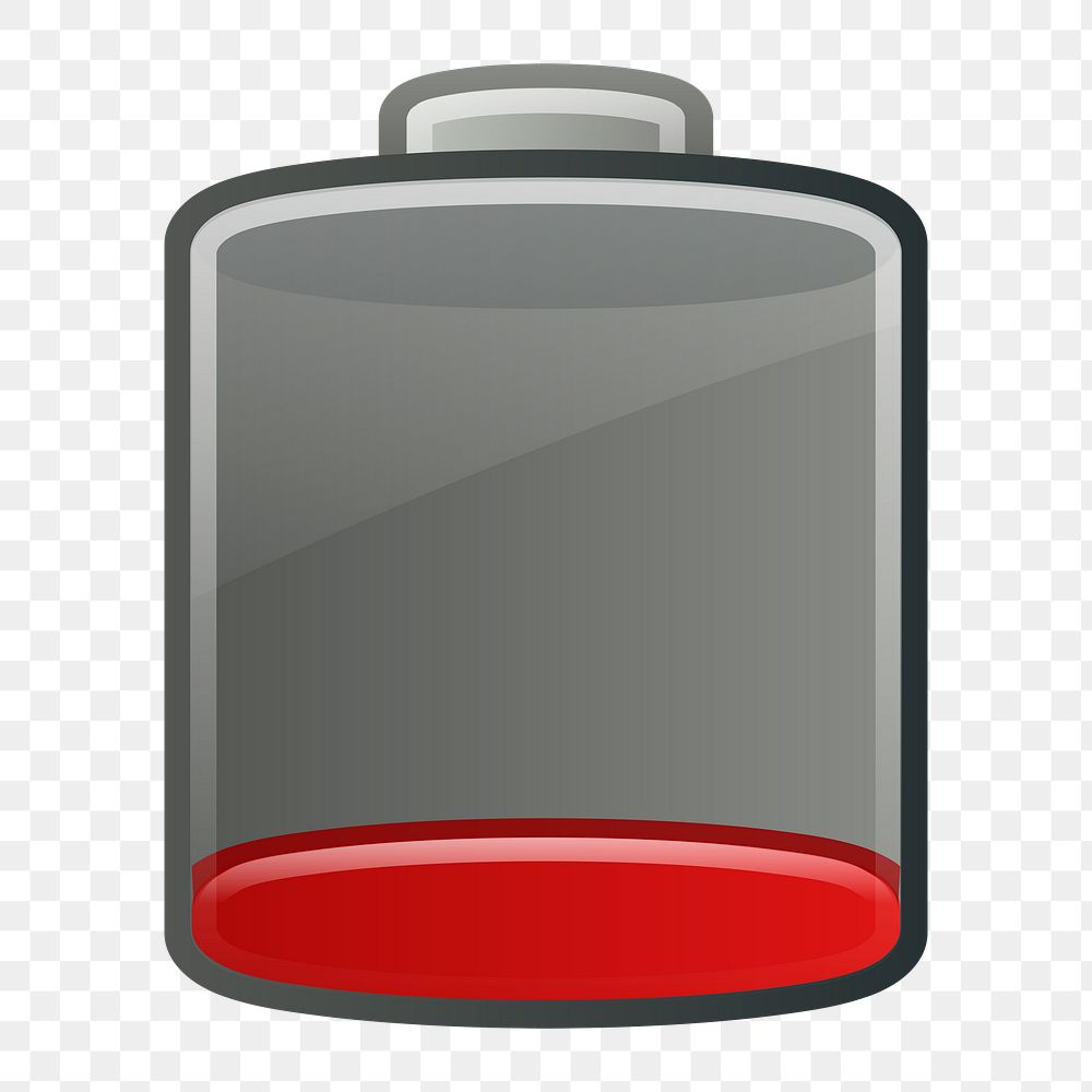 Battery icon png illustration, transparent | Free PNG - rawpixel