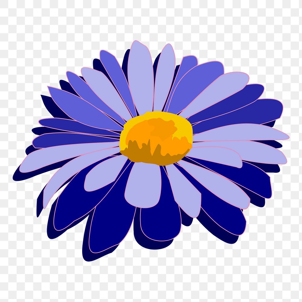 Flower png illustration, transparent background. Free public domain CC0 image.