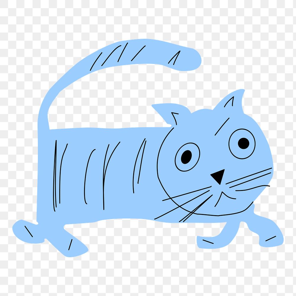 Cat png illustration, transparent background. Free public domain CC0 image.