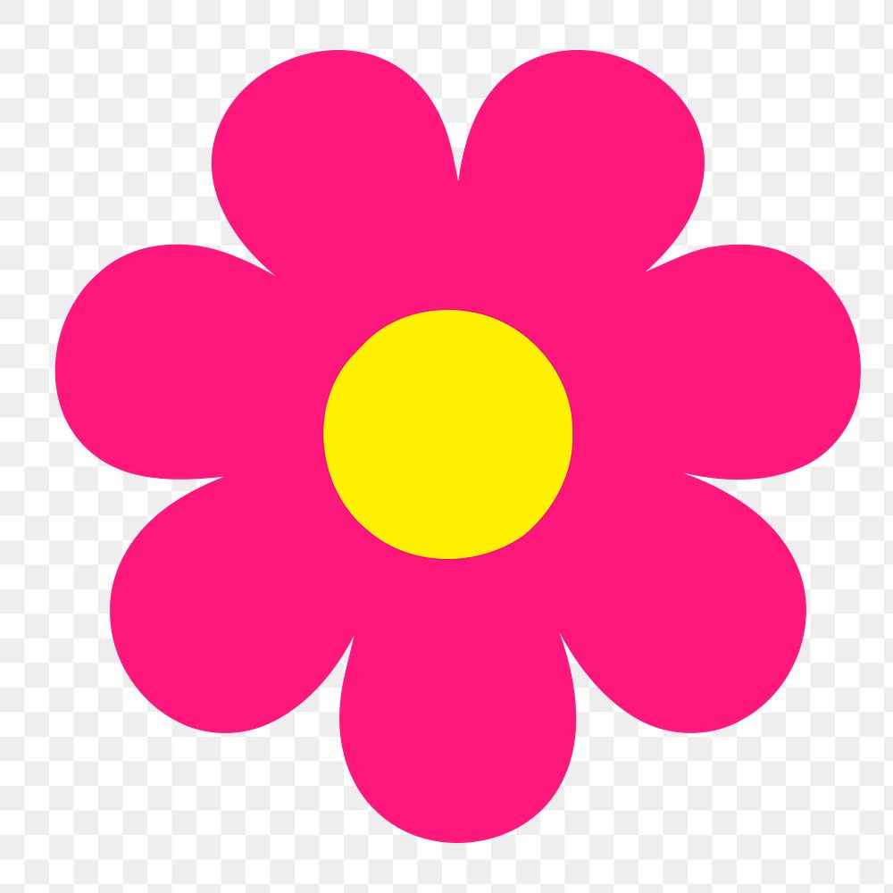 Flower png illustration, transparent background. Free public domain CC0 image.